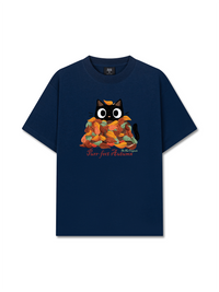 Áo Thun Relaxed Fit Autumn Vibes Purr-fect Autumn