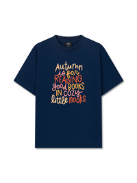 Áo Thun Relaxed Fit Autumn Vibes Autumn is For Reading Good Books
