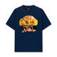 Áo Thun Relaxed Fit Flower Sun Knit Hat Cartoon Head