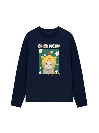 Áo Thun Dài Tay Chick Meow