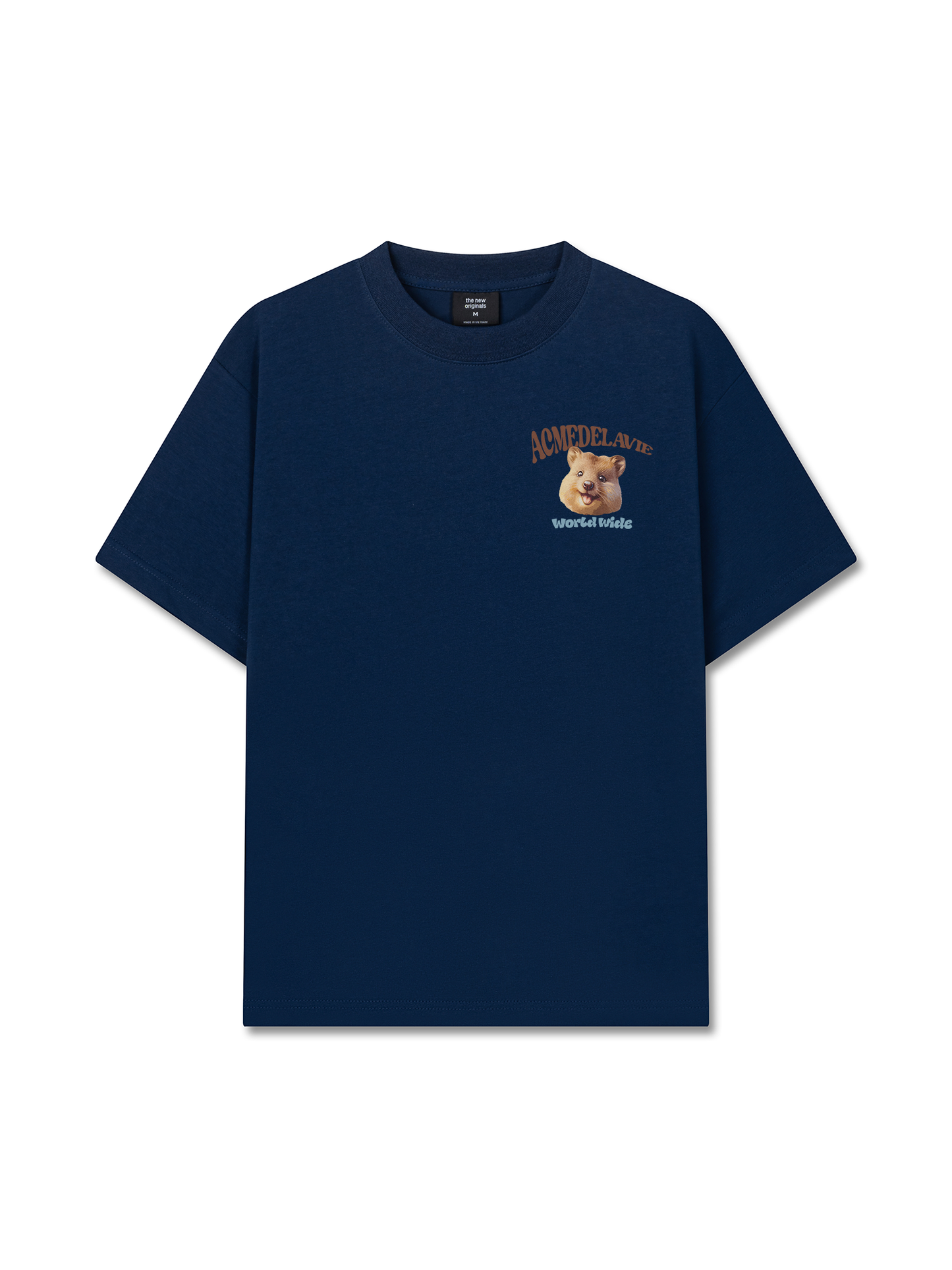 Áo Thun Relaxed Fit World Wide Travel Quokka Artwork