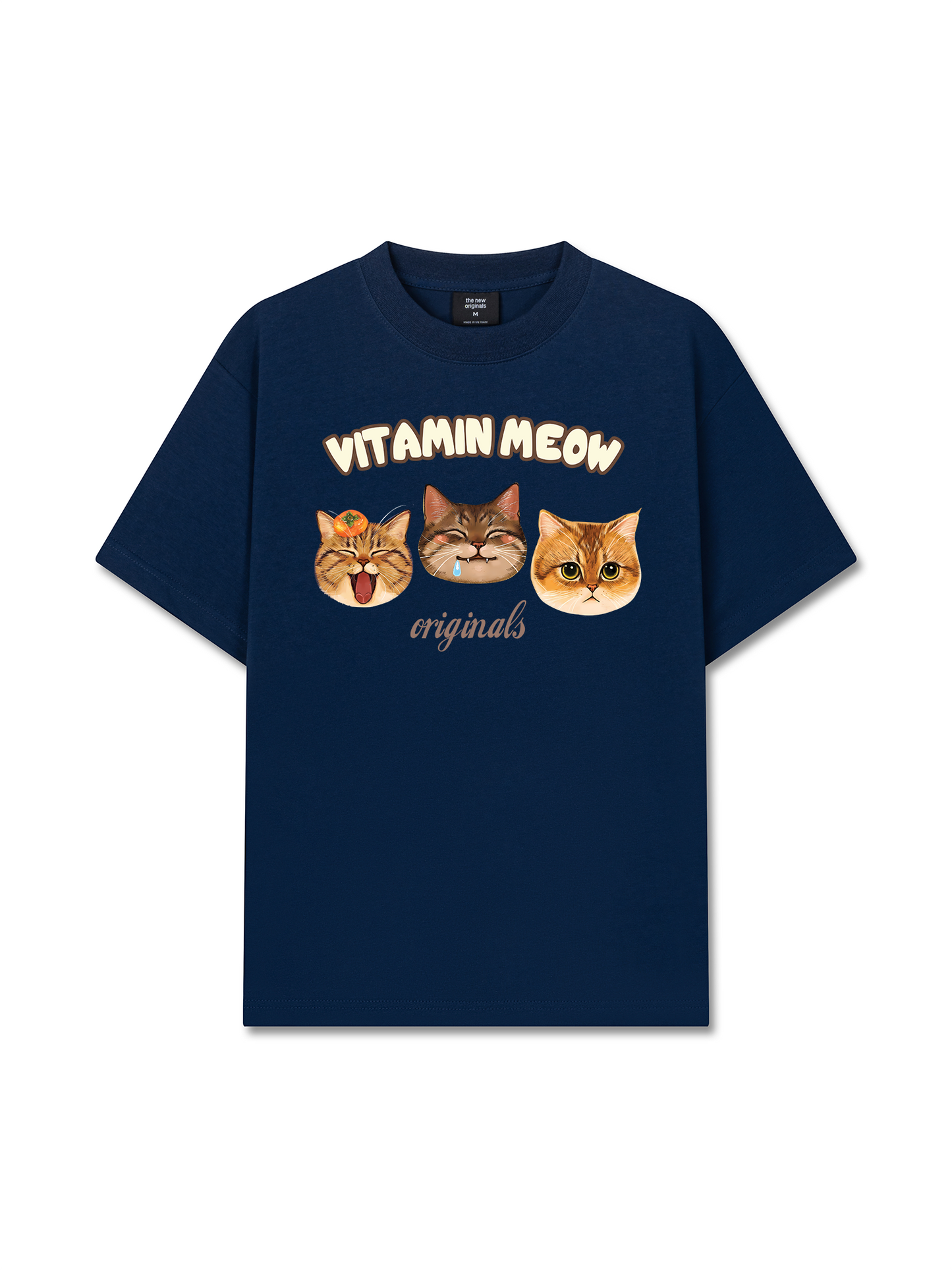 Áo Thun Relaxed Fit Vitamin Meow