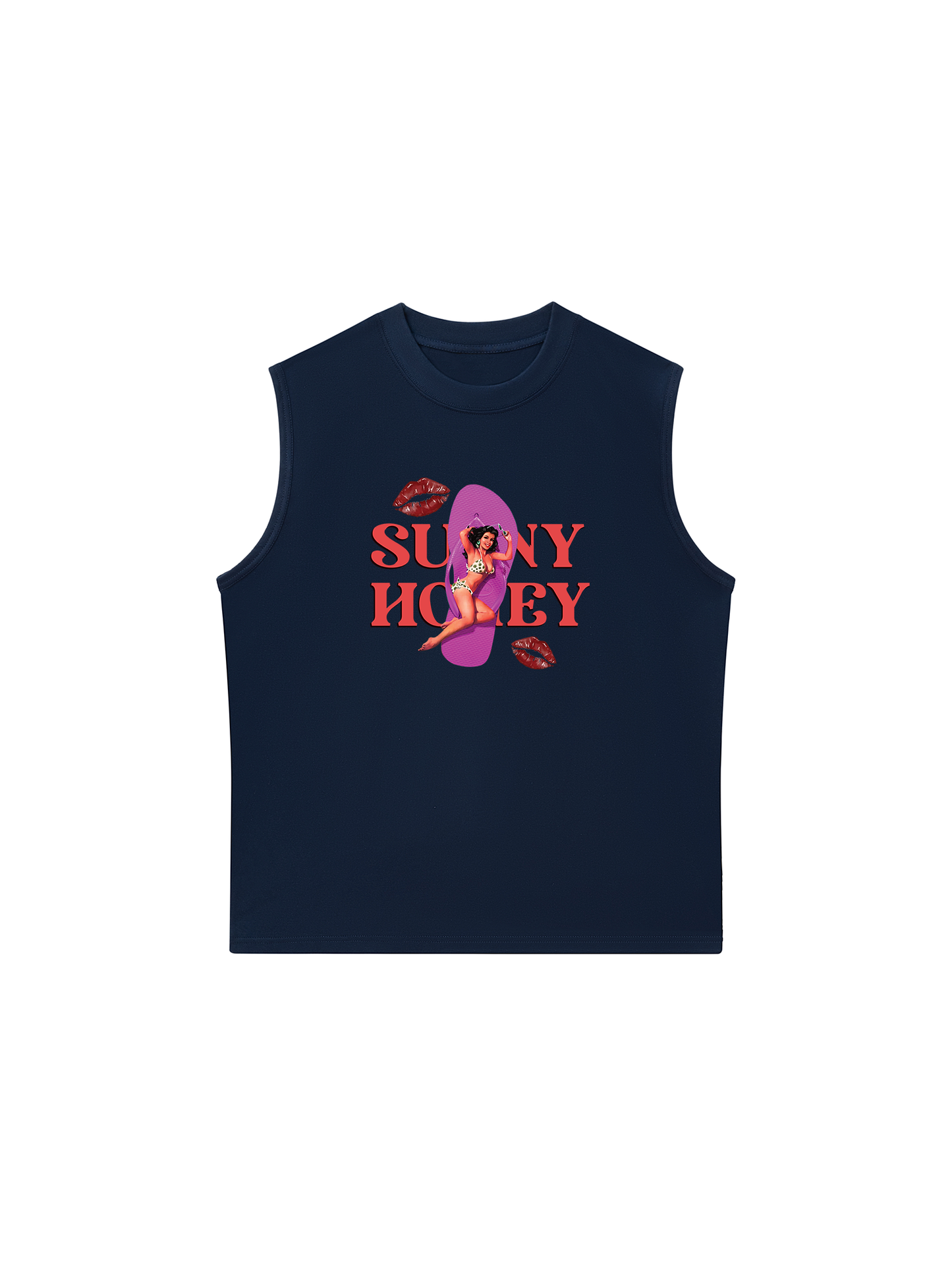 Áo Ba Lỗ Relaxed Fit Summer Vibes Sunny Honey