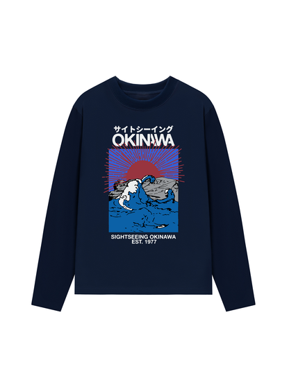 Áo Thun Dài Tay Great Wave Okinawa