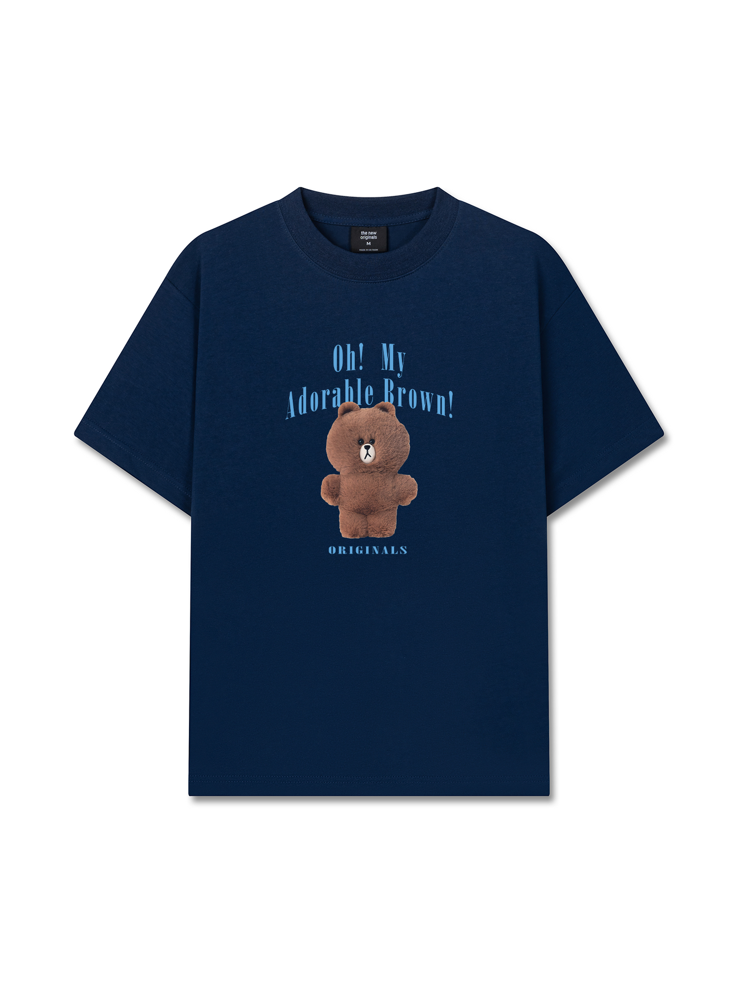 Áo Thun Relaxed Fit Teddy Land Oh My Brown