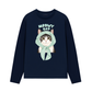 Áo Thun Dài Tay Meowy Cat Blue Tiffany Dots