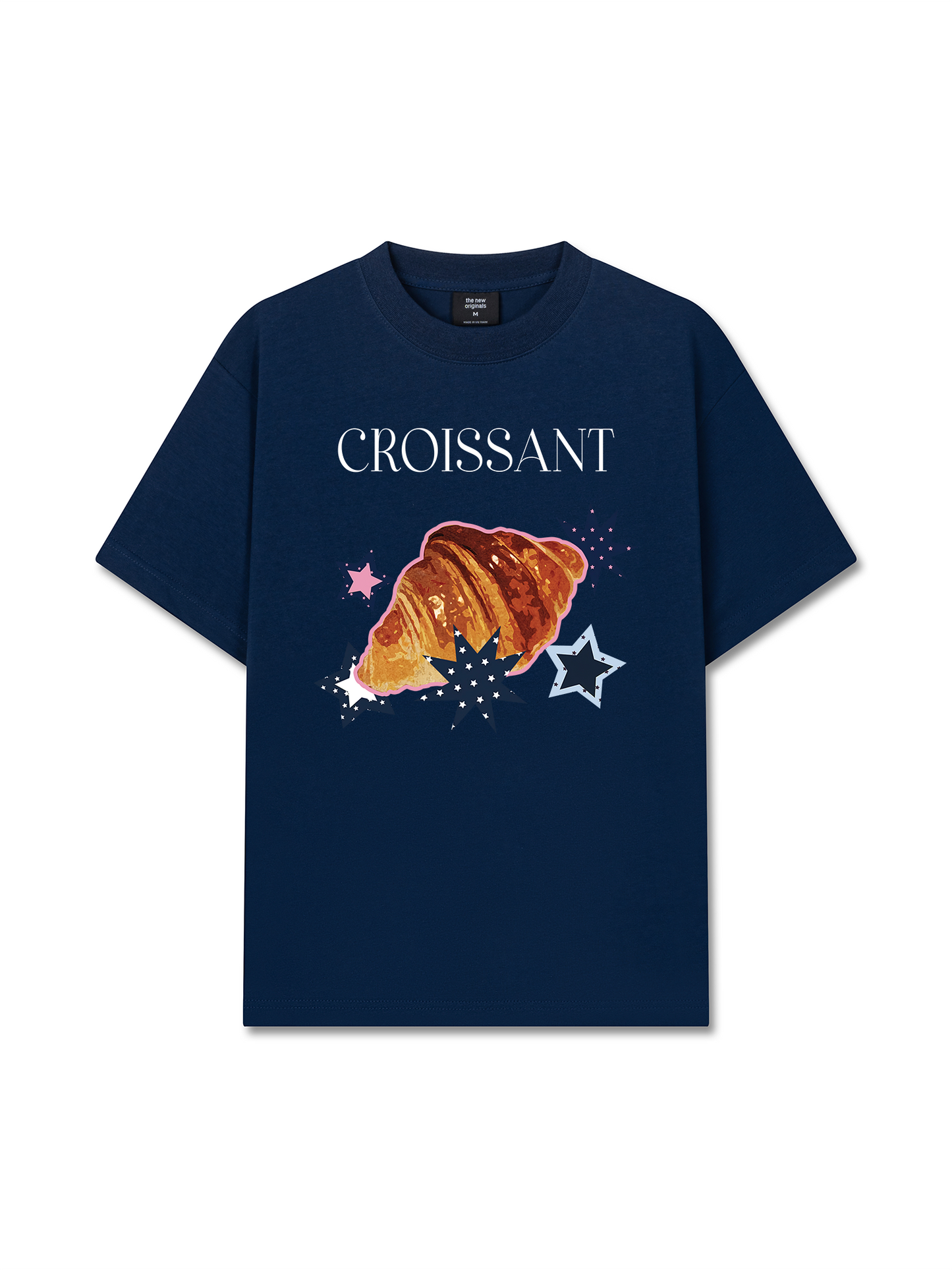 Áo Thun Relaxed Fit Croissant Y2K