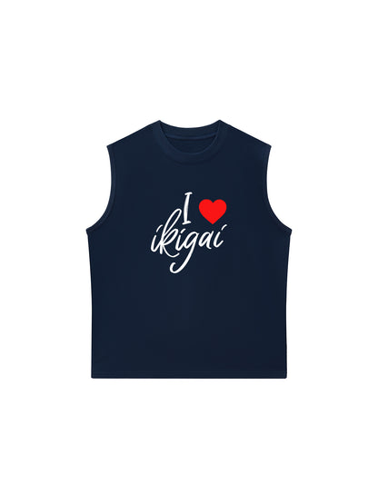 Áo Ba Lỗ Relaxed Fit I Love Ikigai