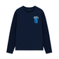 Áo Thun Dài Tay Fuzzy Font Dragon Blue