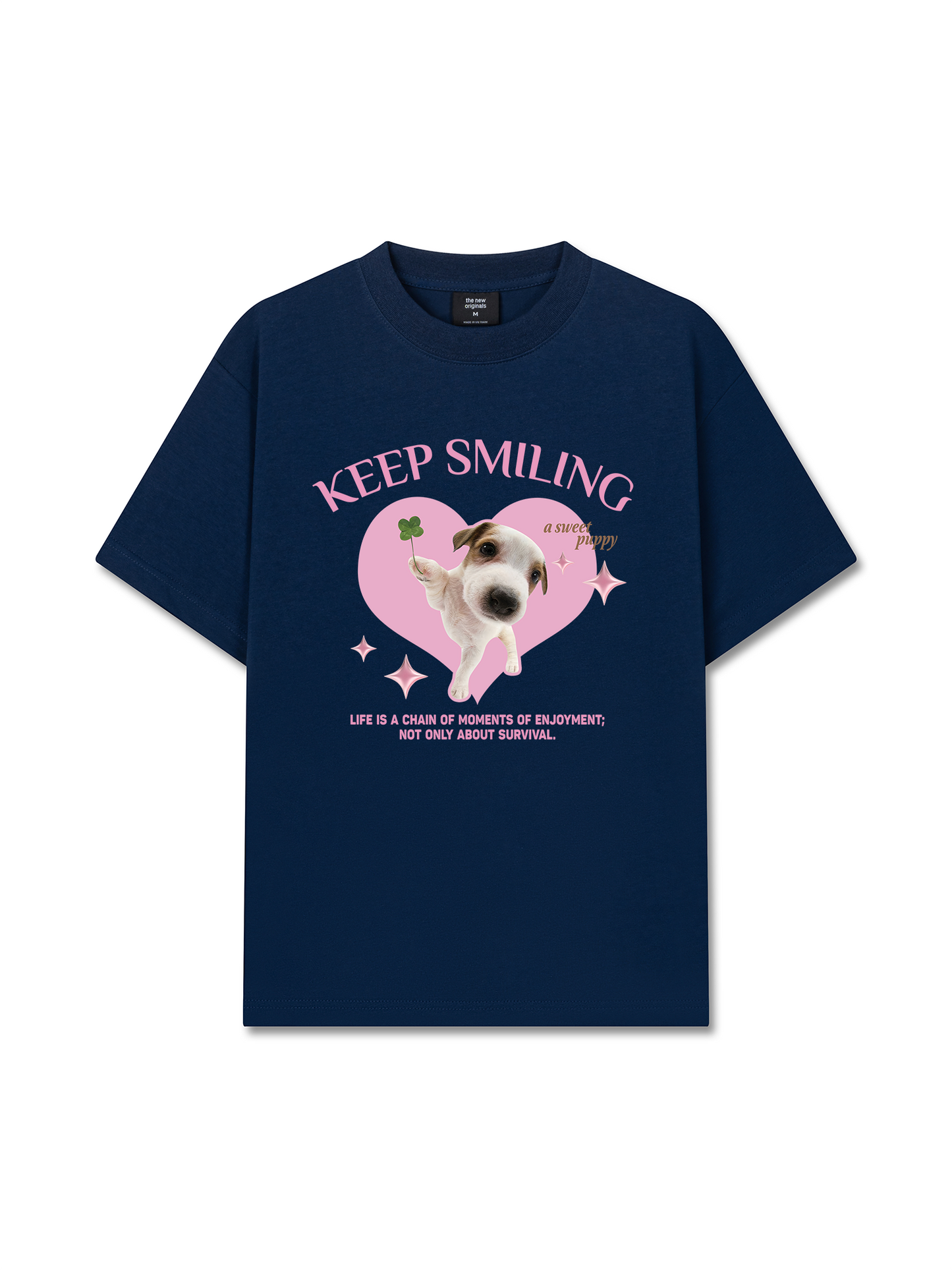 Áo Thun Relaxed Fit Keep Smiling