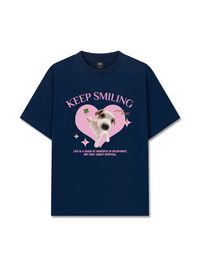 Áo Thun Relaxed Fit Keep Smiling
