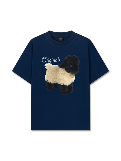 Áo Thun Relaxed Fit Animal Mood Sheep