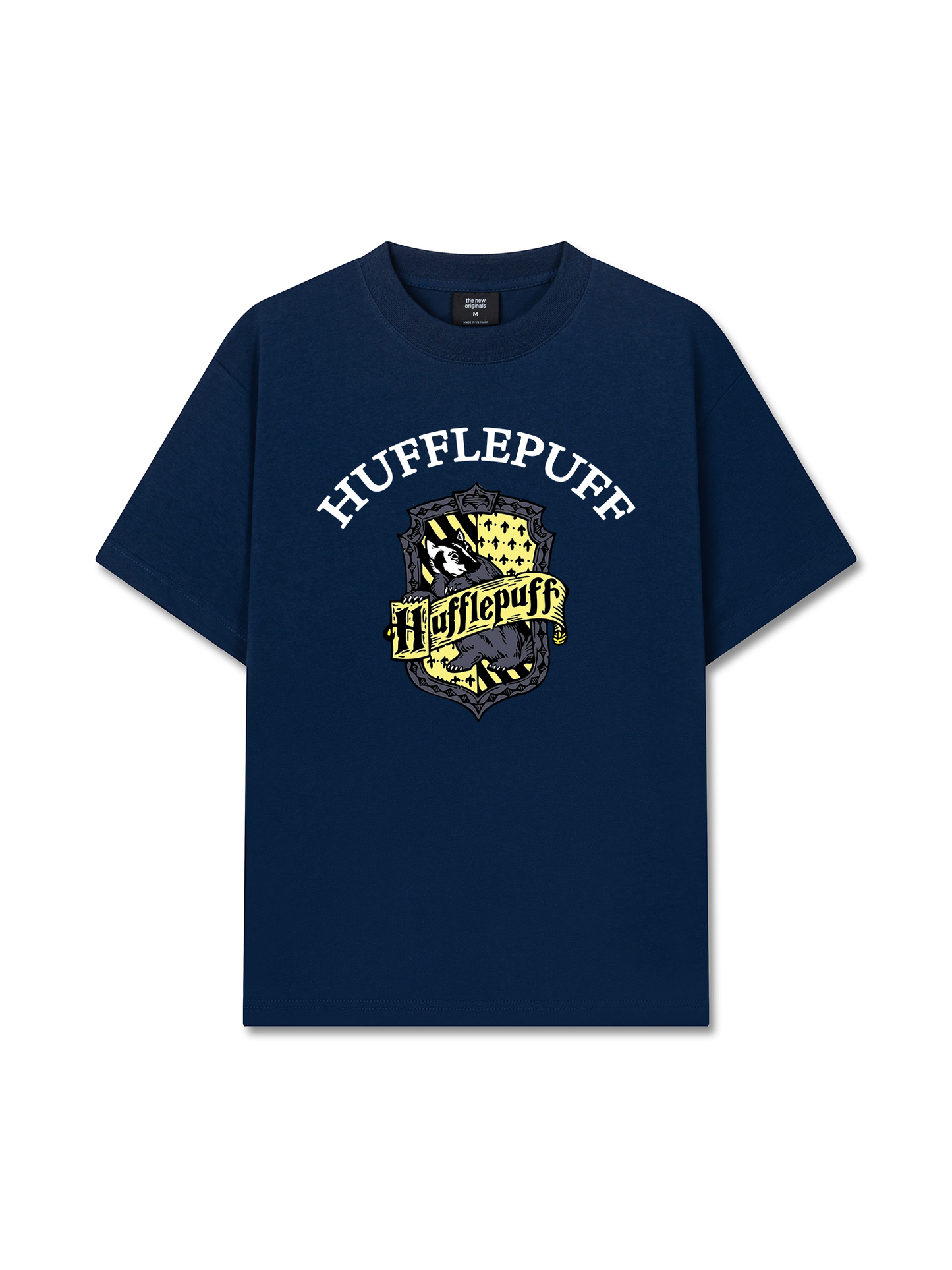 Áo Thun Relaxed Fit Harry Potter Huflepuff Vintage