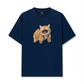Áo Thun Relaxed Fit Animal Mood Funny Meow