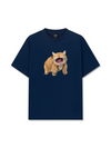 Áo Thun Relaxed Fit Animal Mood Funny Meow