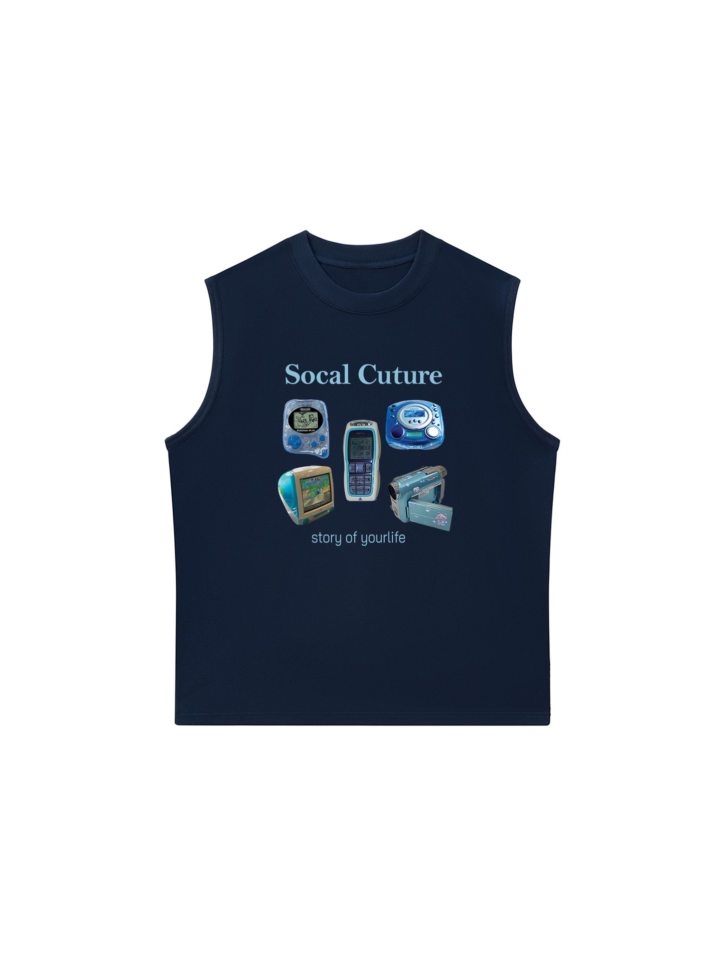 Áo Ba Lỗ Relaxed Fit Socal Cuture - Story Of Life