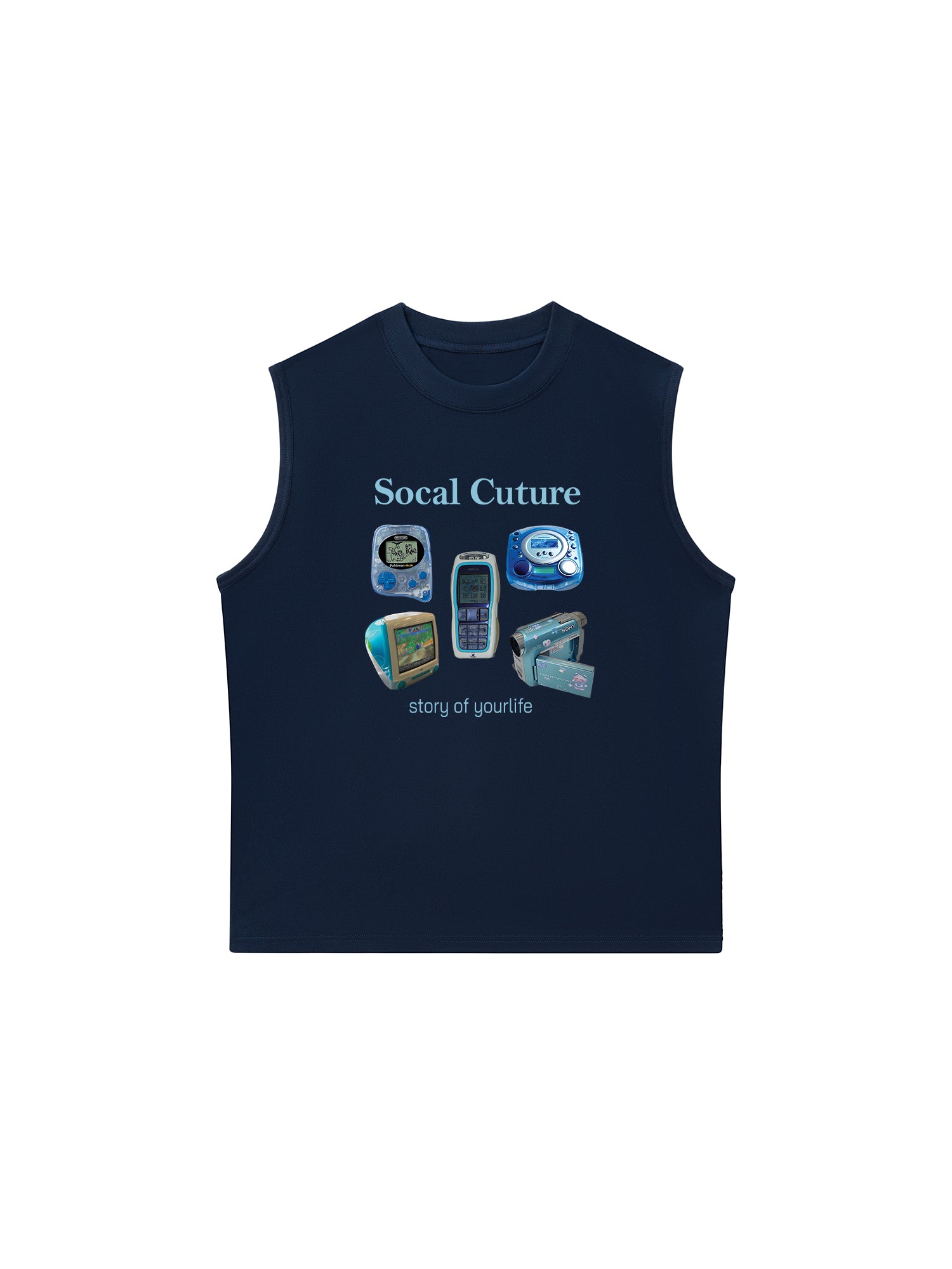 Áo Ba Lỗ Relaxed Fit Socal Cuture - Story Of Life