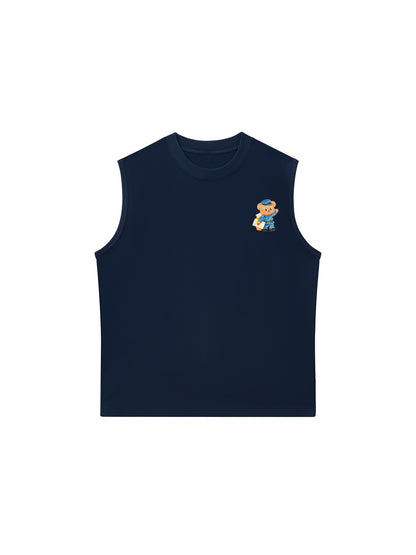Áo Ba Lỗ Relaxed Fit Butterbear Postman