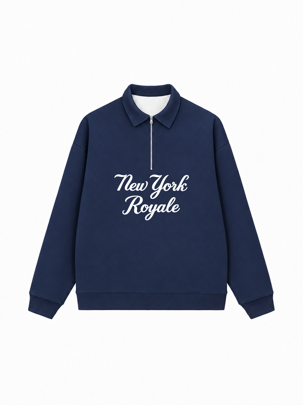 Áo Sweater Polo Nỉ Hai Da New York Royale