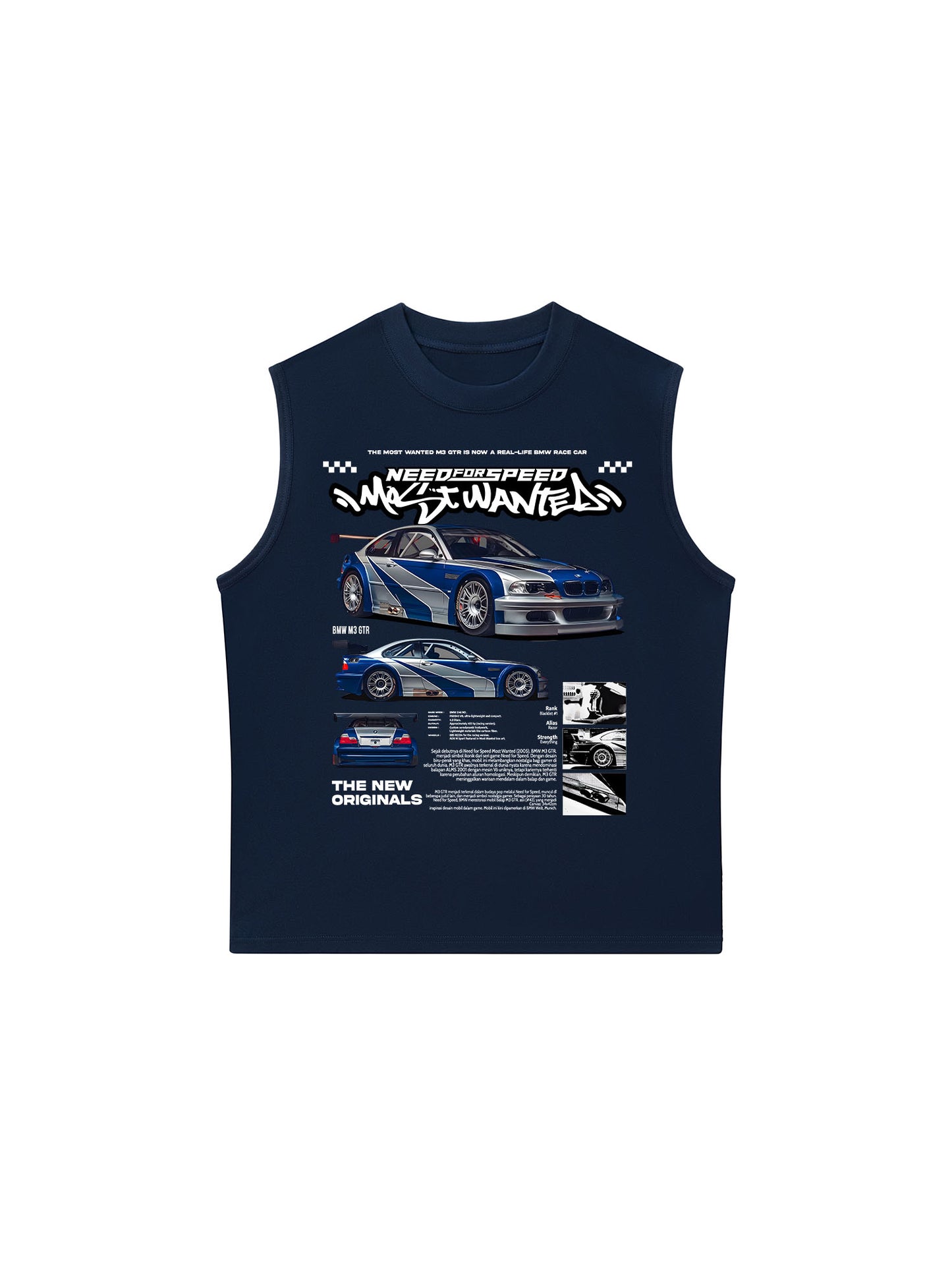 Áo Ba Lỗ Relaxed Fit CAR Need For Speed Most Wanted