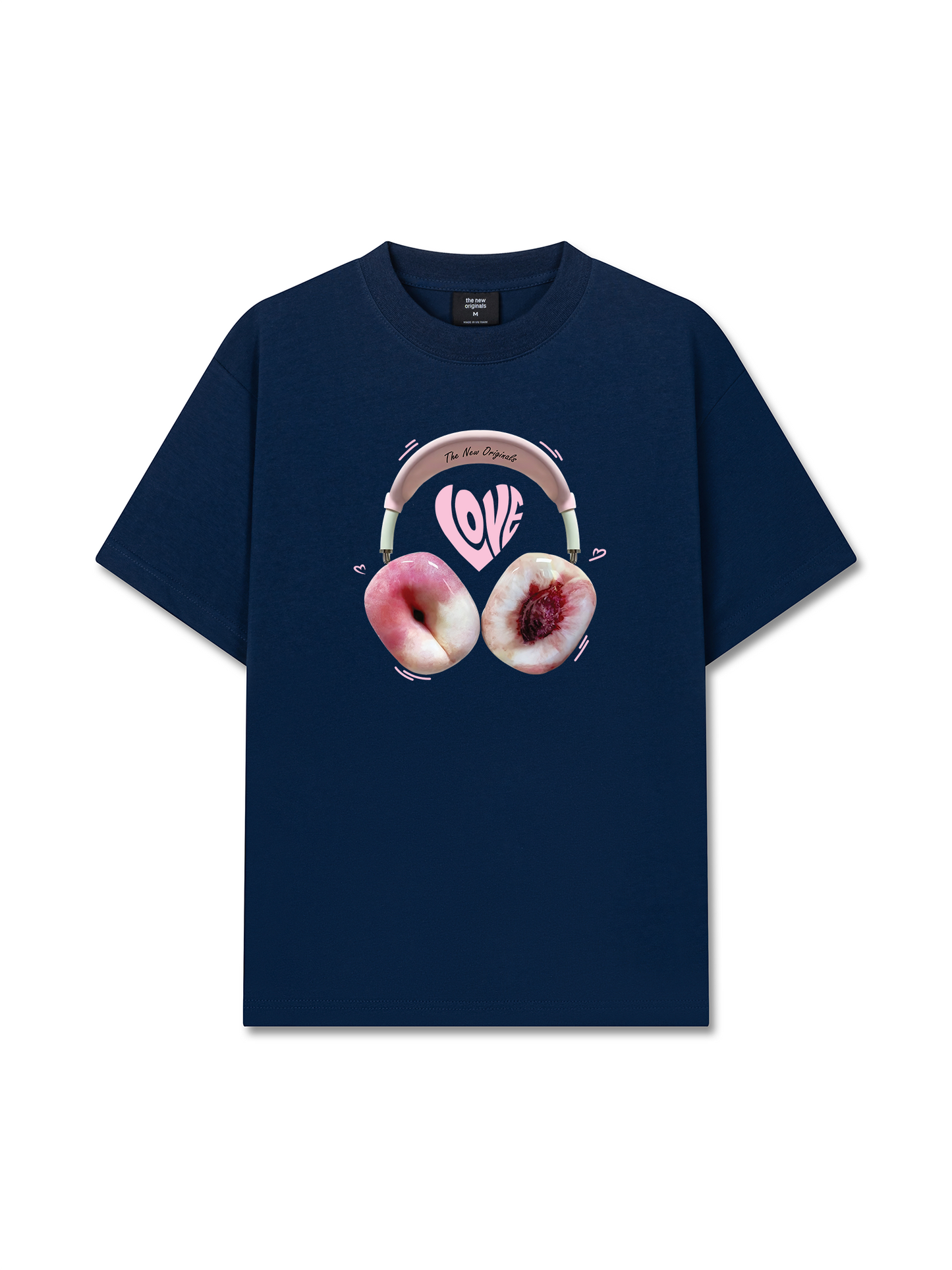 Áo Thun Relaxed Fit Summer Vibes Peach Love