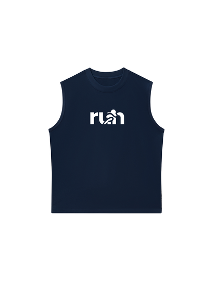 Áo Ba Lỗ Relaxed Fit Run Typography 3