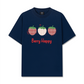 Áo Thun Relaxed Fit Daily Cuties Berry Happy