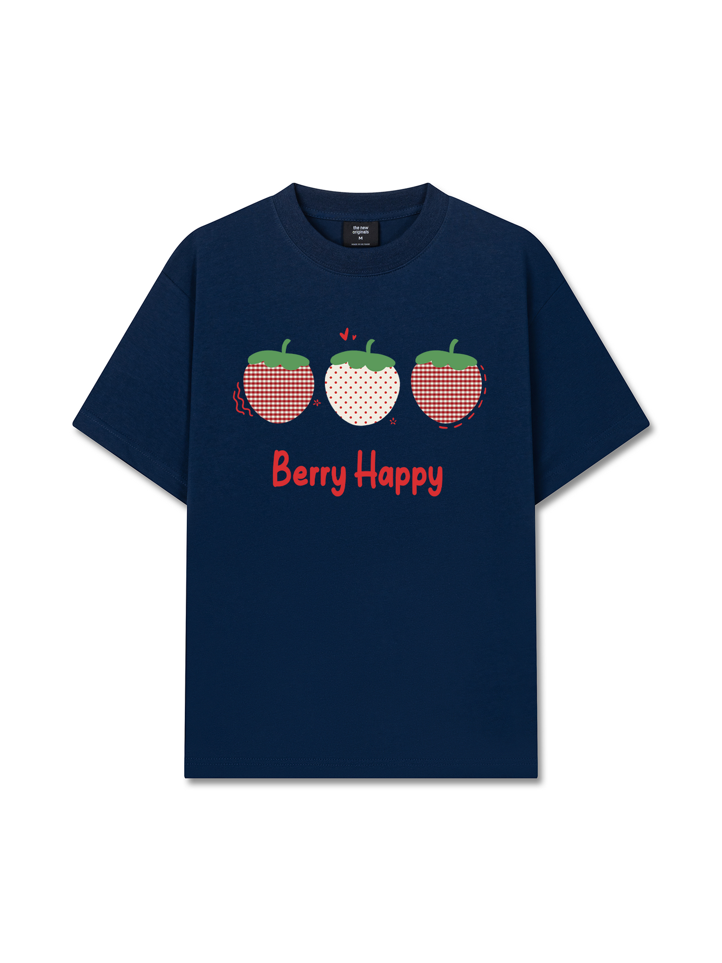 Áo Thun Relaxed Fit Daily Cuties Berry Happy