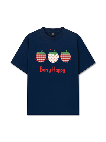 Áo Thun Relaxed Fit Daily Cuties Berry Happy