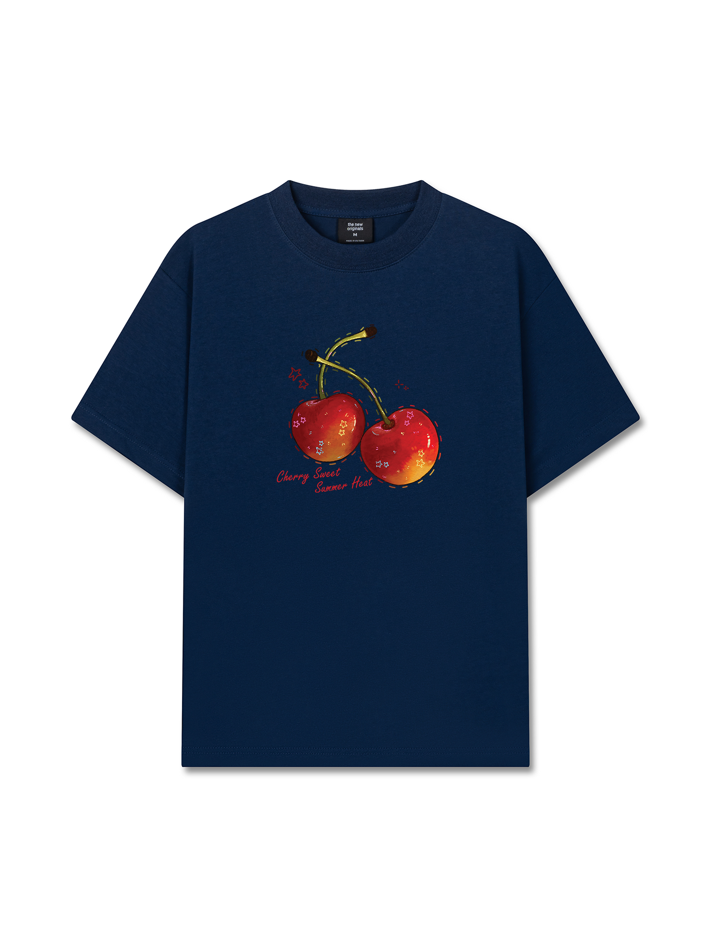 Áo Thun Relaxed Fit Summer Vibes Cherry Sweet