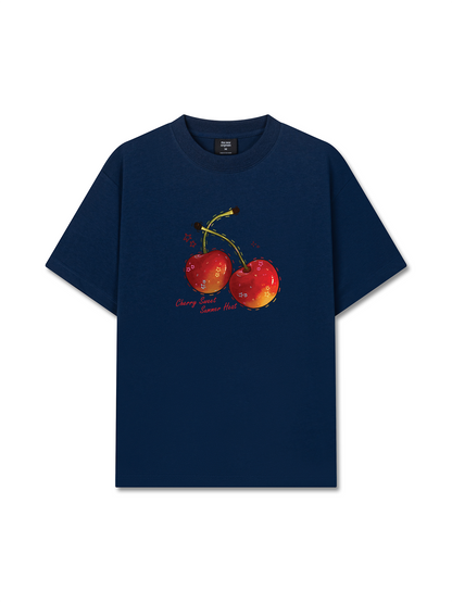 Áo Thun Relaxed Fit Summer Vibes Cherry Sweet