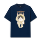 Áo Thun Relaxed Fit  Meowy Cat Cream