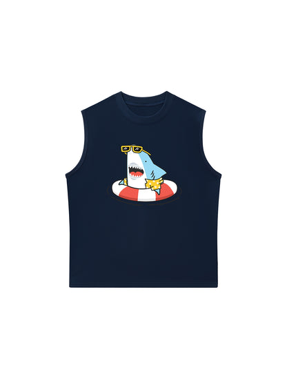 Áo Ba Lỗ Relaxed Fit Ocean baby Shark