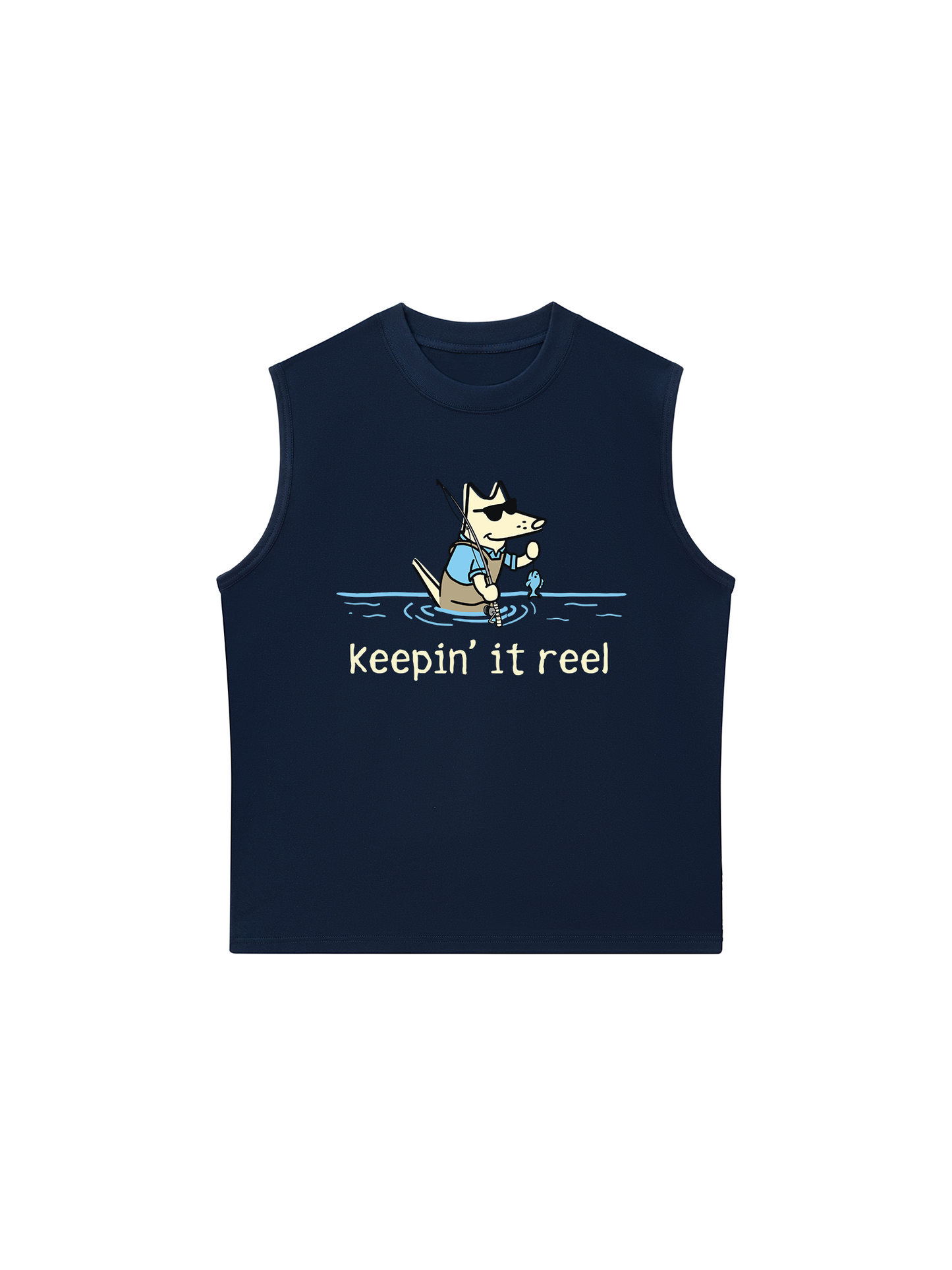 Áo Ba Lỗ Relaxed Fit Go Outside Keep It Reel