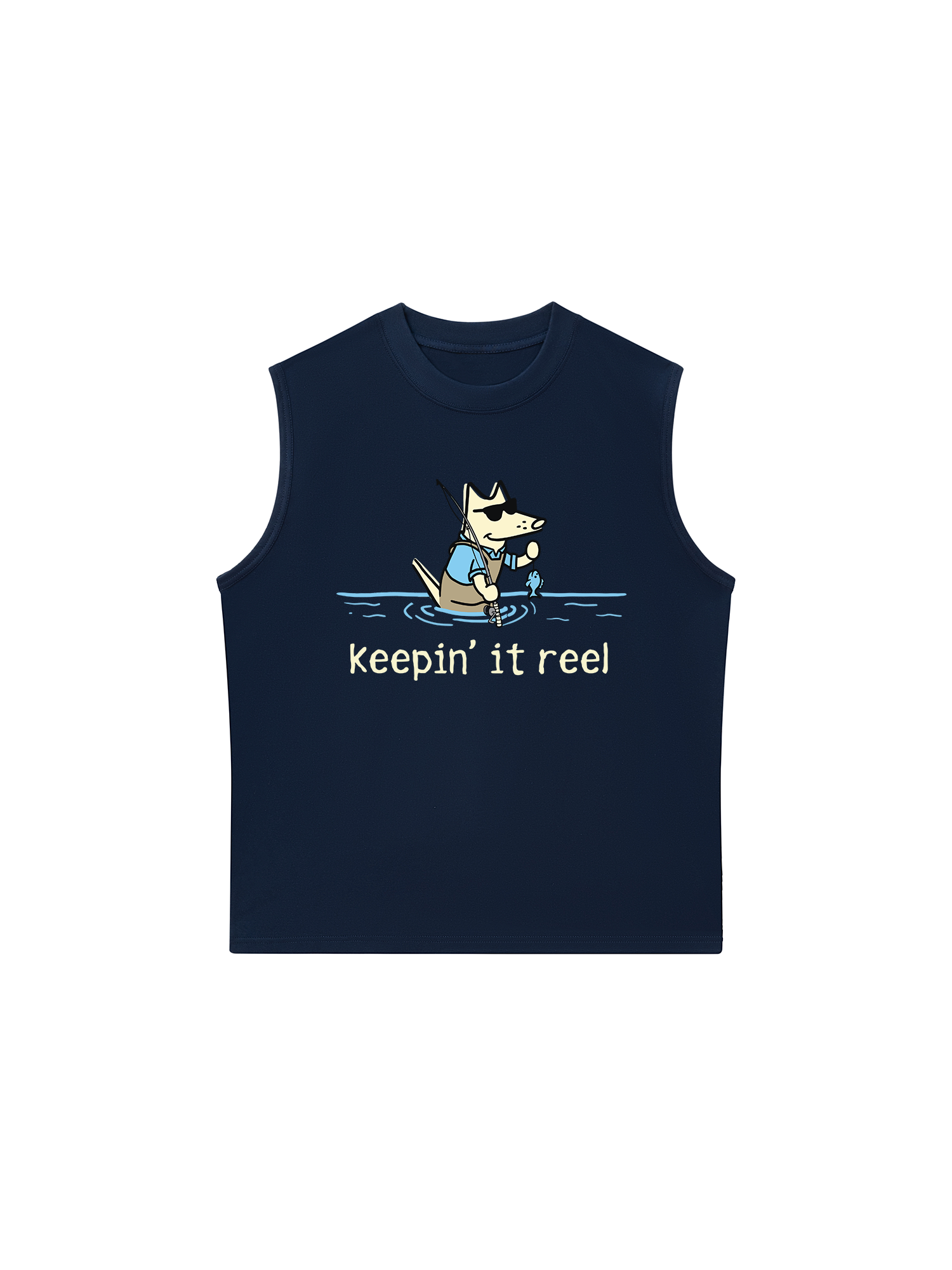 Áo Ba Lỗ Relaxed Fit Go Outside Keep It Reel