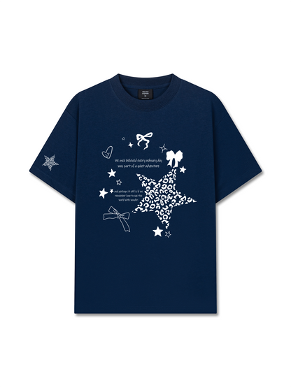 Áo Thun Relaxed Fit Daily Cuties Leopard Star