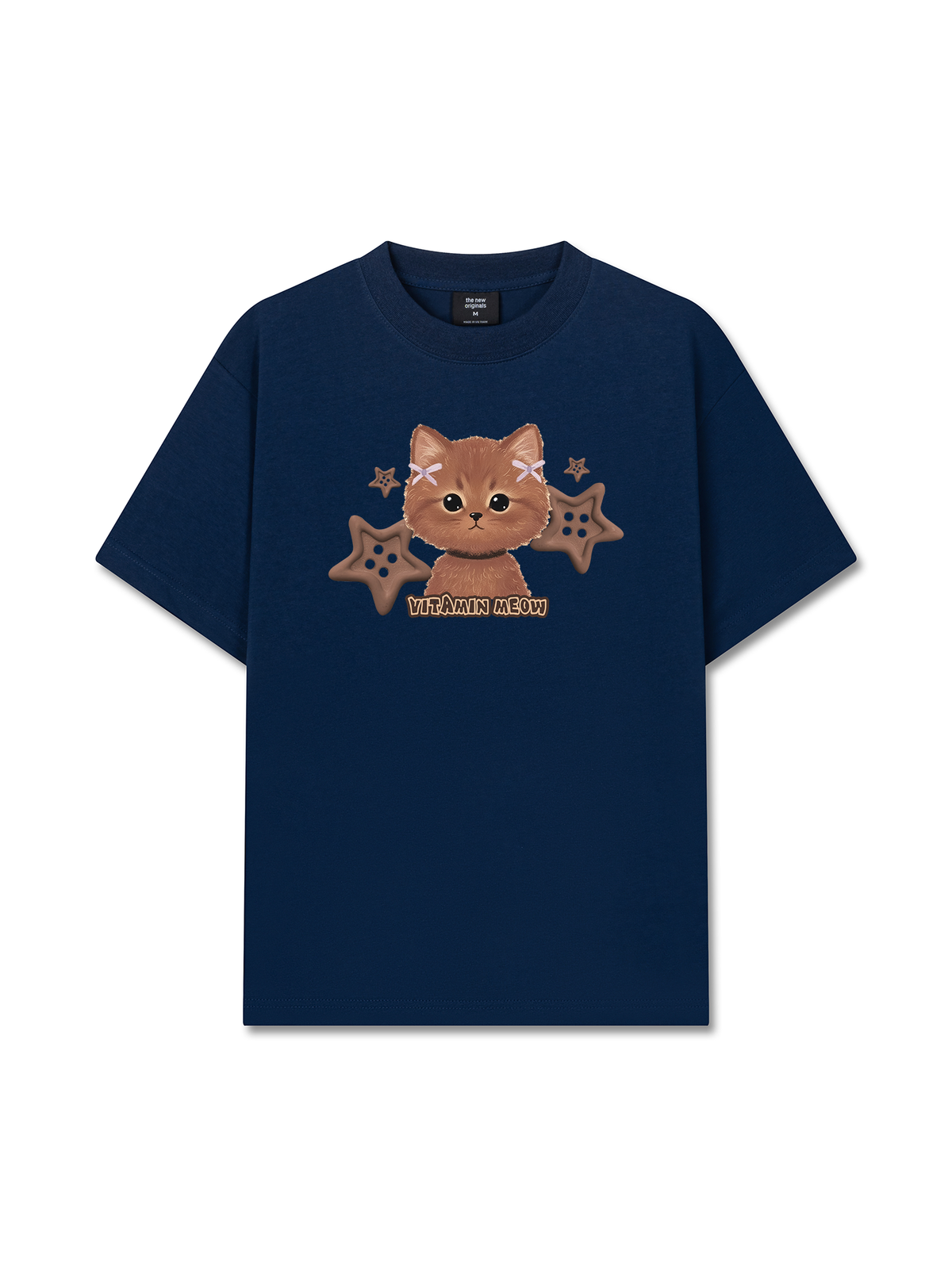 Áo Thun Relaxed Fit Brown Cat