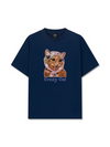 Áo Thun Relaxed Fit Crazy Cat