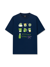 Áo Thun Relaxed Fit Drink Collection Matcha Time