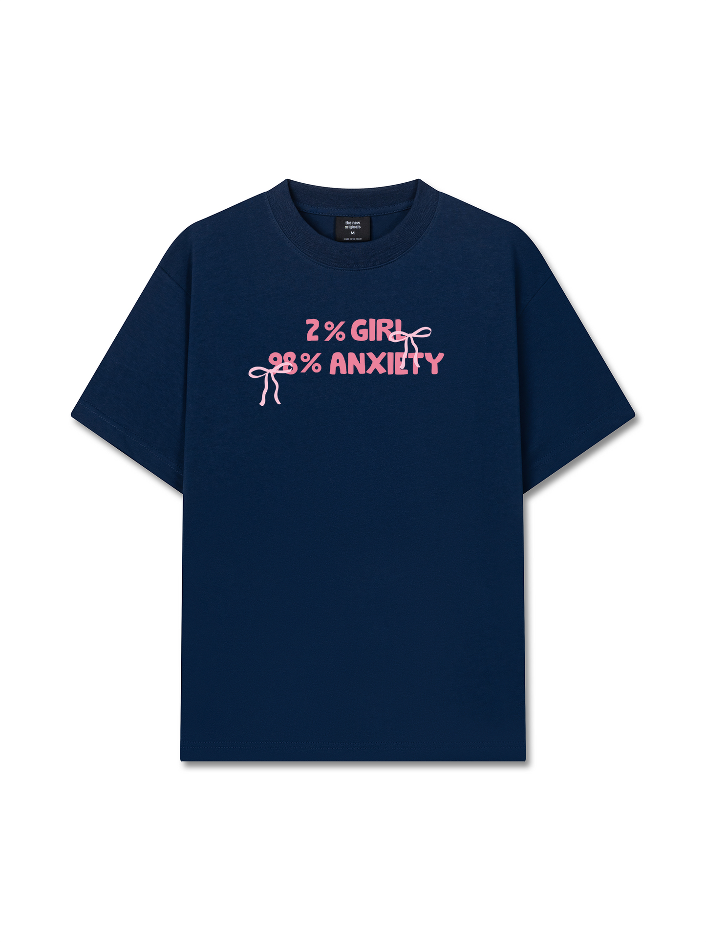 Áo Thun Relaxed Fit 2%Girl 98% Anxiety