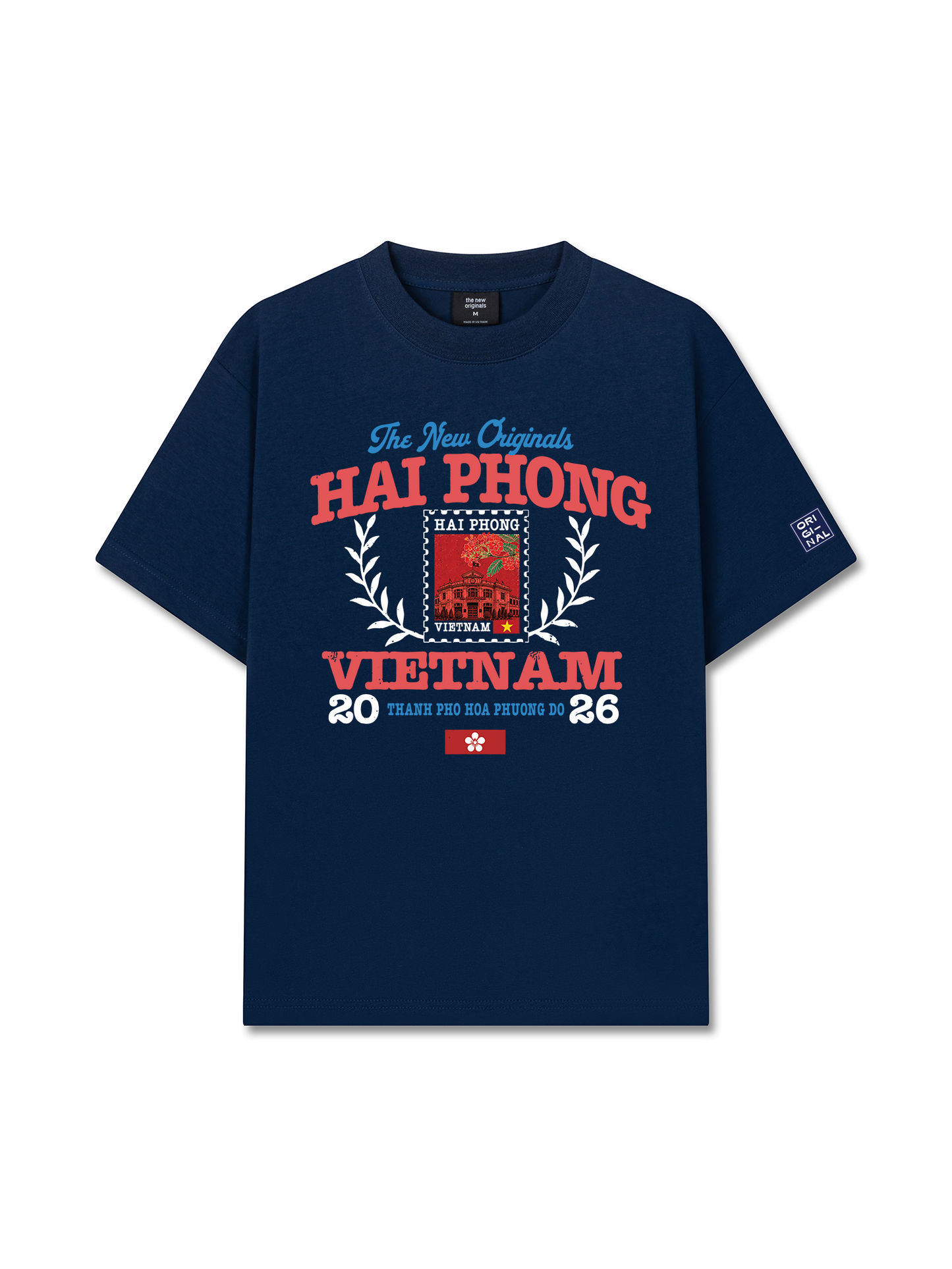Áo Thun Relaxed Fit Thành Phố Hoa Phượng Đỏ