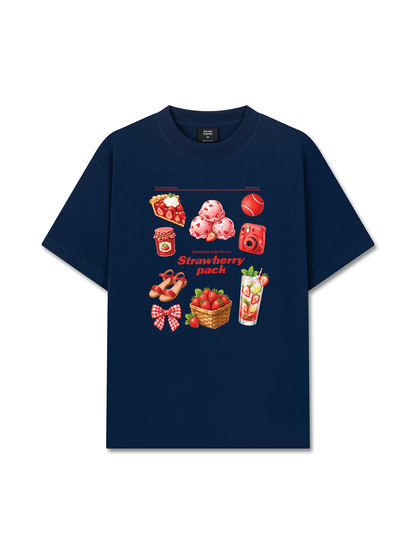Áo Thun Relaxed Fit Strawberry Pack