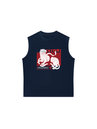 Áo Ba Lỗ Relaxed Fit Japan Spirit Ikigai Tiger Originals