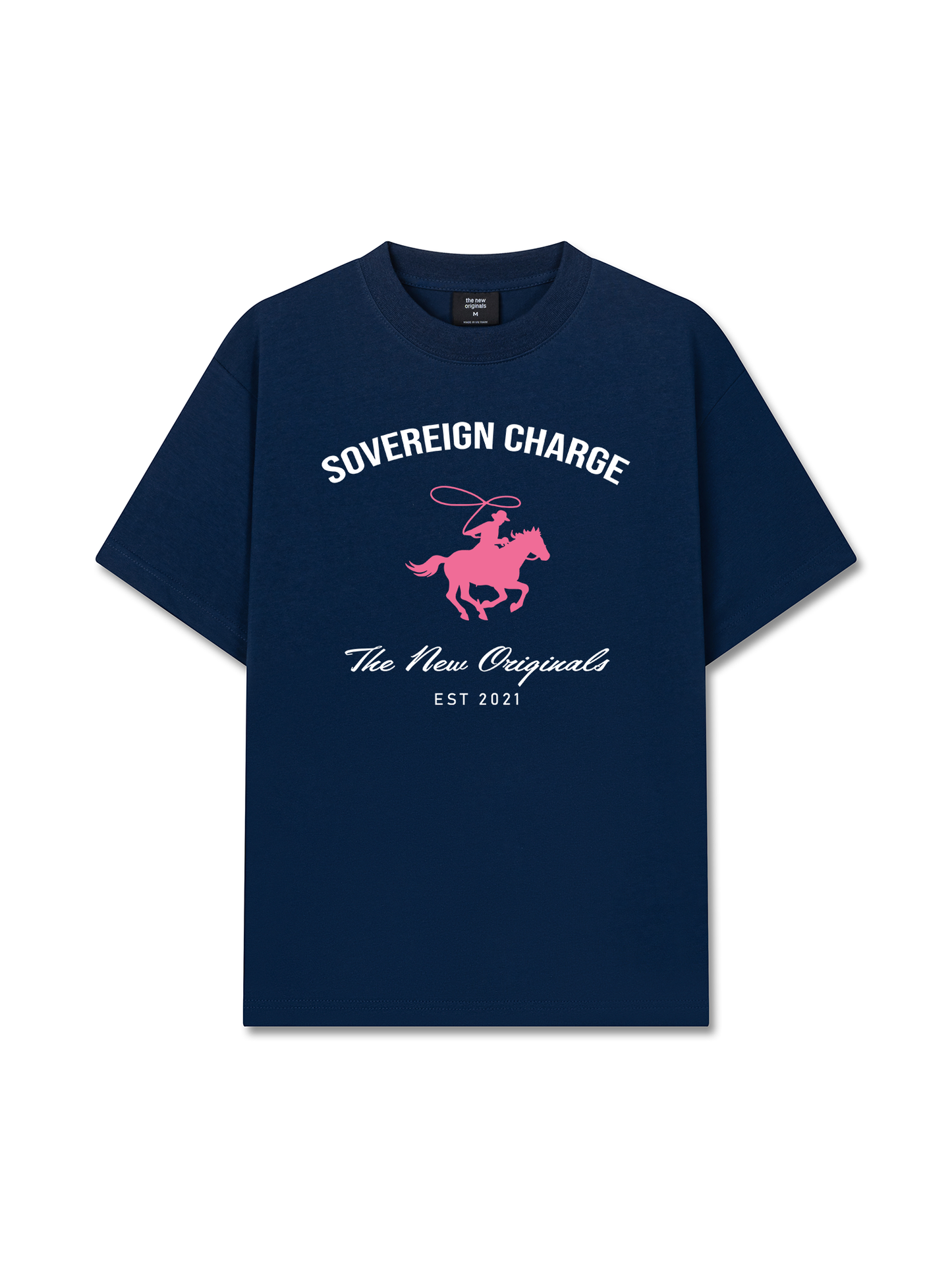 Áo Thun Relaxed Fit SOVERREIGN CHARGE PINK HORSE