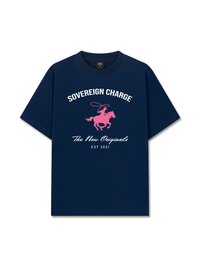 Áo Thun Relaxed Fit SOVERREIGN CHARGE PINK HORSE