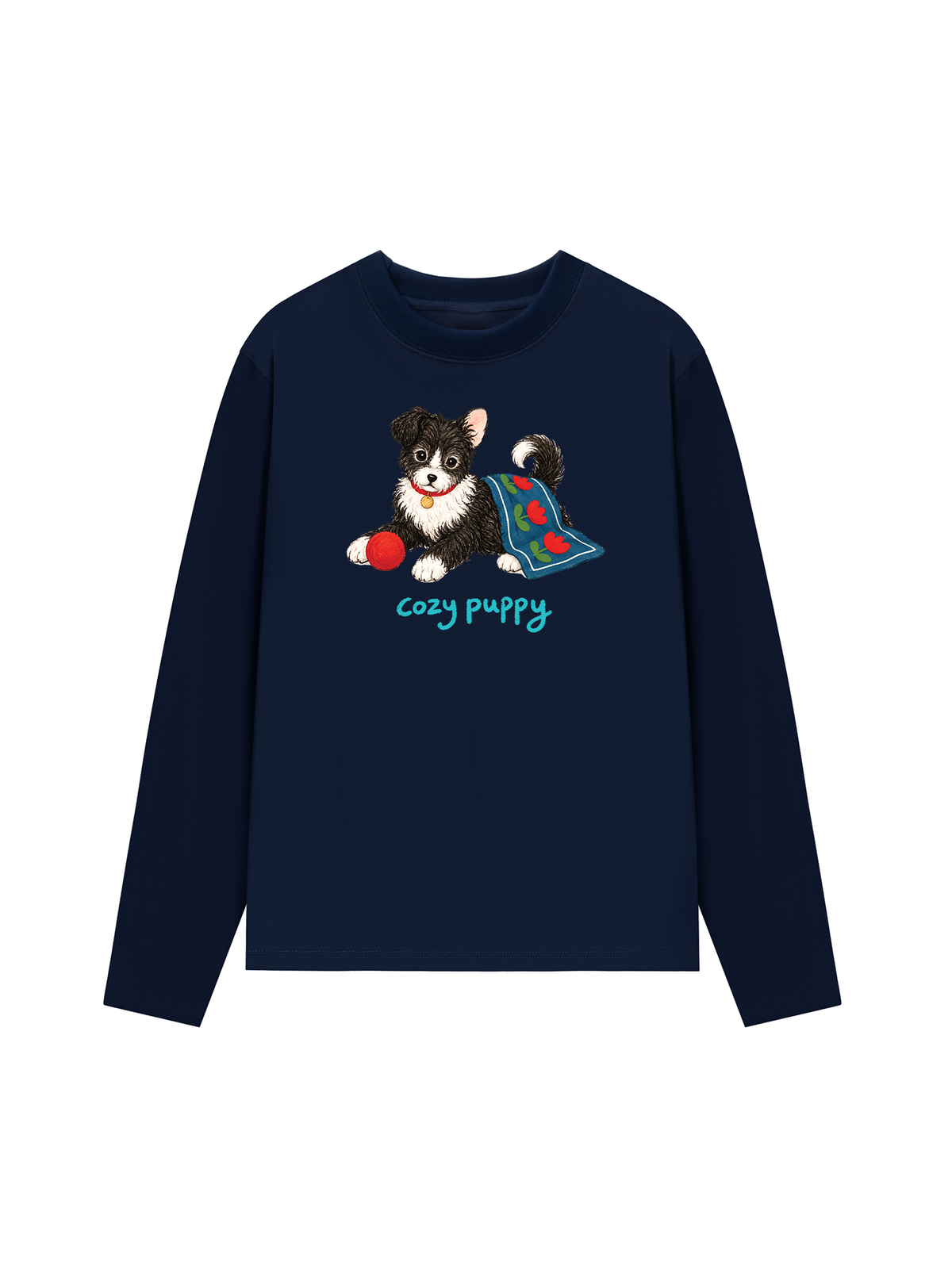 Áo Thun Dài Tay Cozy Puppy Tulip
