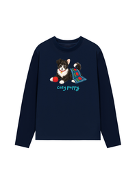 Áo Thun Dài Tay Cozy Puppy Tulip