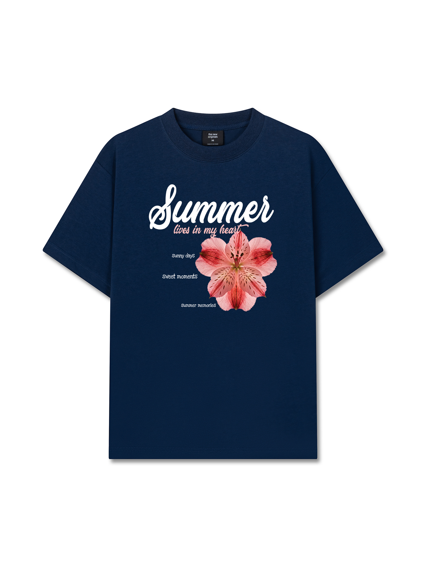 Áo Thun Relaxed Fit Summer Lives In My Heart