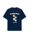 Áo Thun Relaxed Fit Four Cat Vitamin Meow