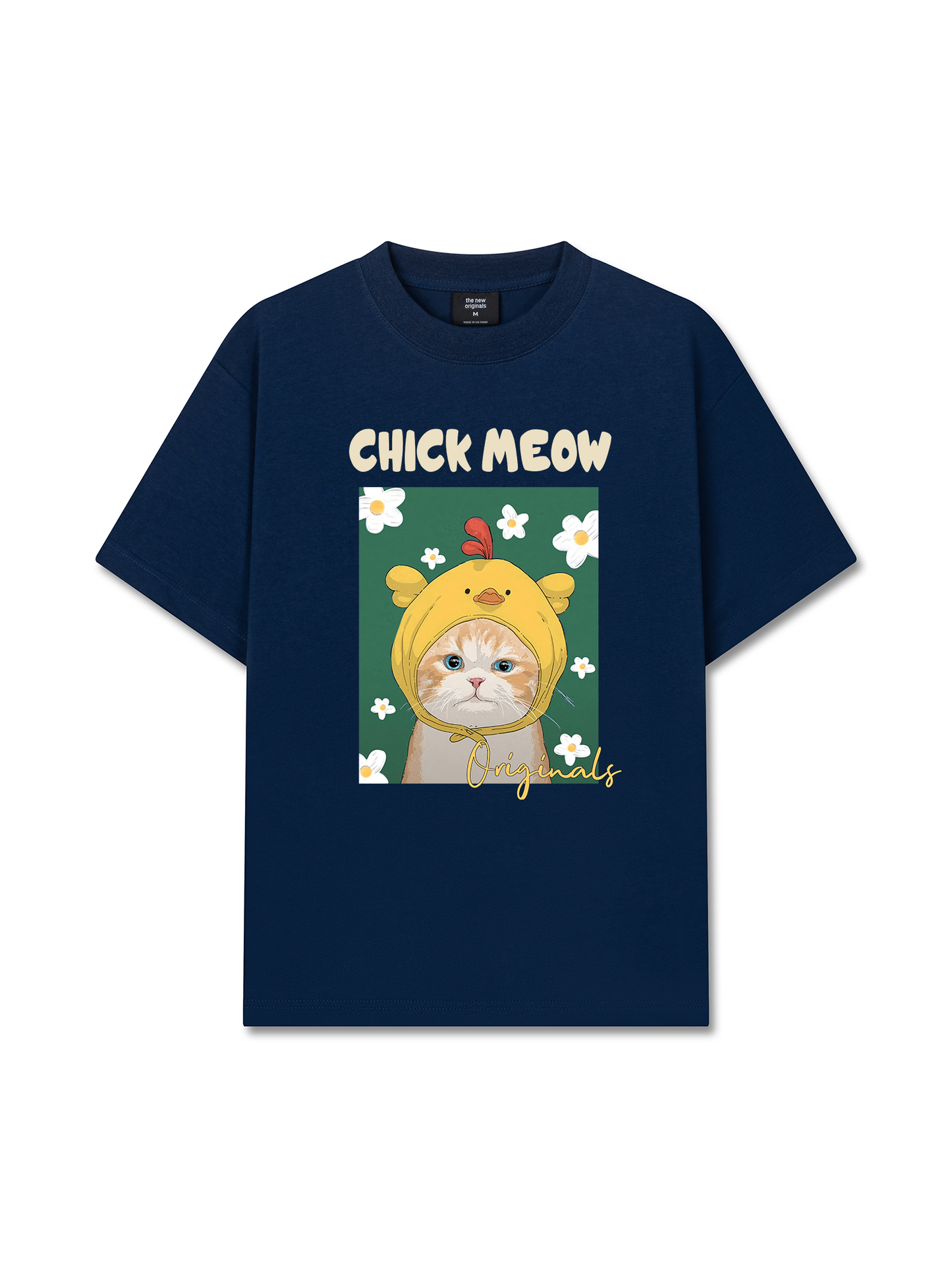 Áo Thun Relaxed Fit Chick Meow